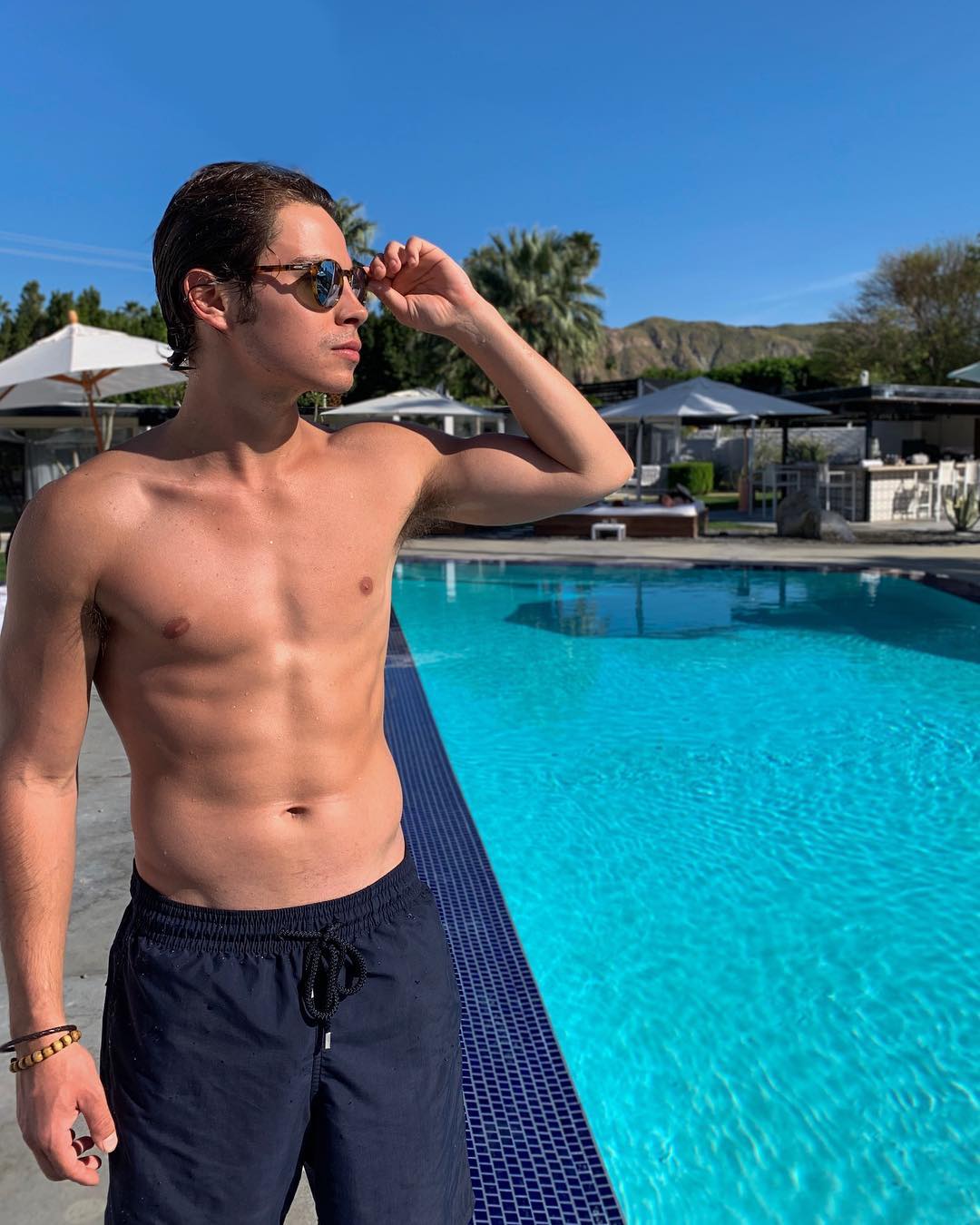 Alexis_Superfan's Shirtless Male Celebs: Jake T Austin shirtless IG posts