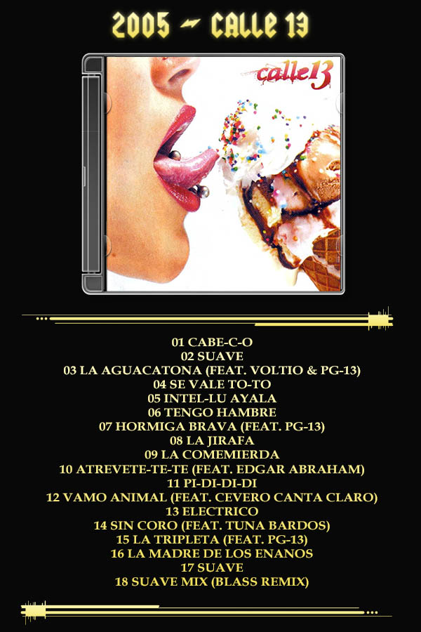Calle 13 - Discografia de estudio - 320 kbps [Mega]