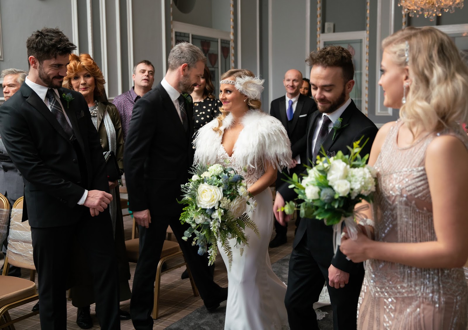 Coronation Street Blog All the pics! Sarah and Adam's Corrie wedding