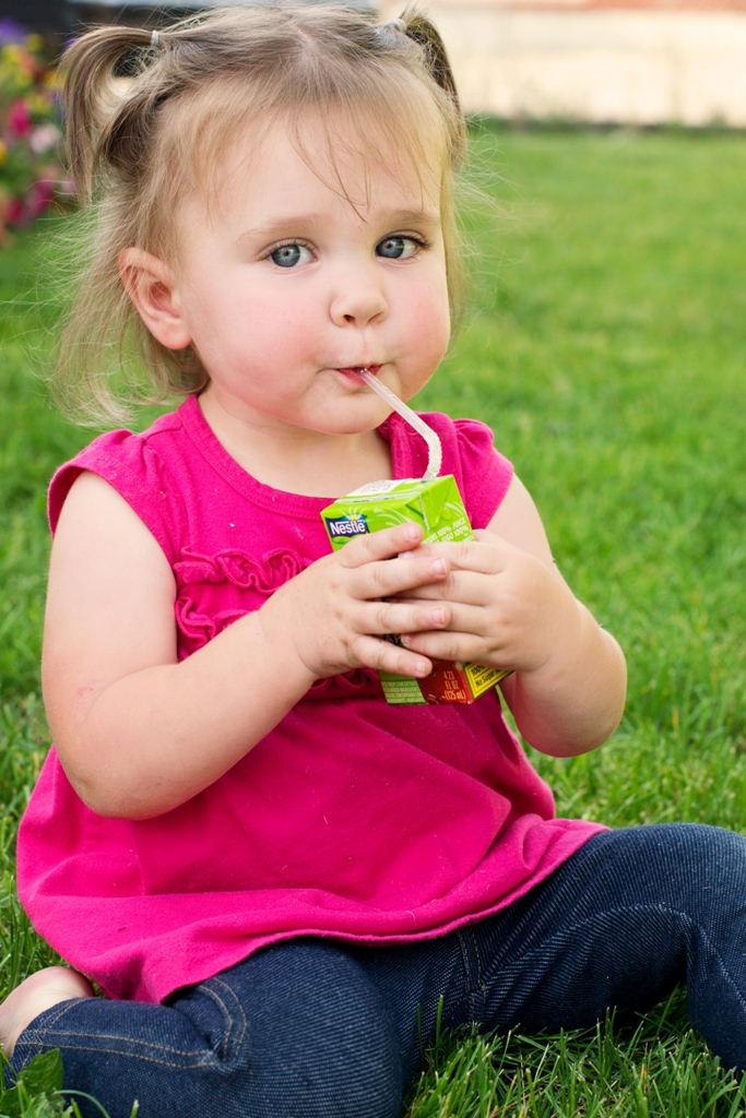 Photos of Our Life Sipping from a straw, part 2