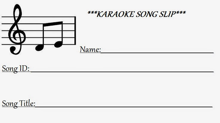 Free Printable Karaoke Slips Printable Blog Free Printable Karaoke Slips Printable Blog