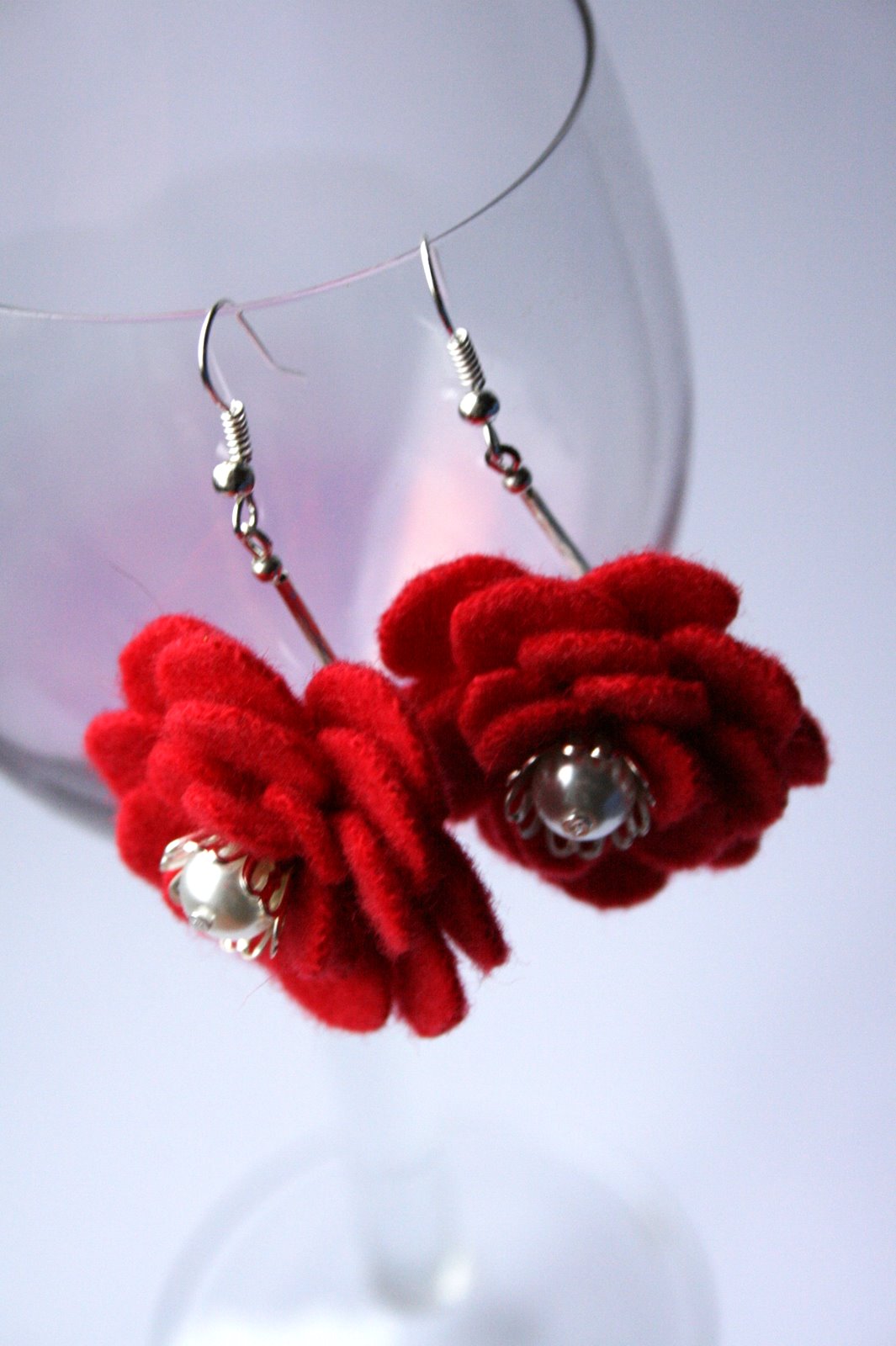 ArtAnnyR Kolczyki z filcu