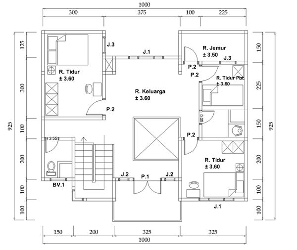 Desain Rumah Minimalis 2 Lantai Ukuran 10X15 - Foto Desain ...