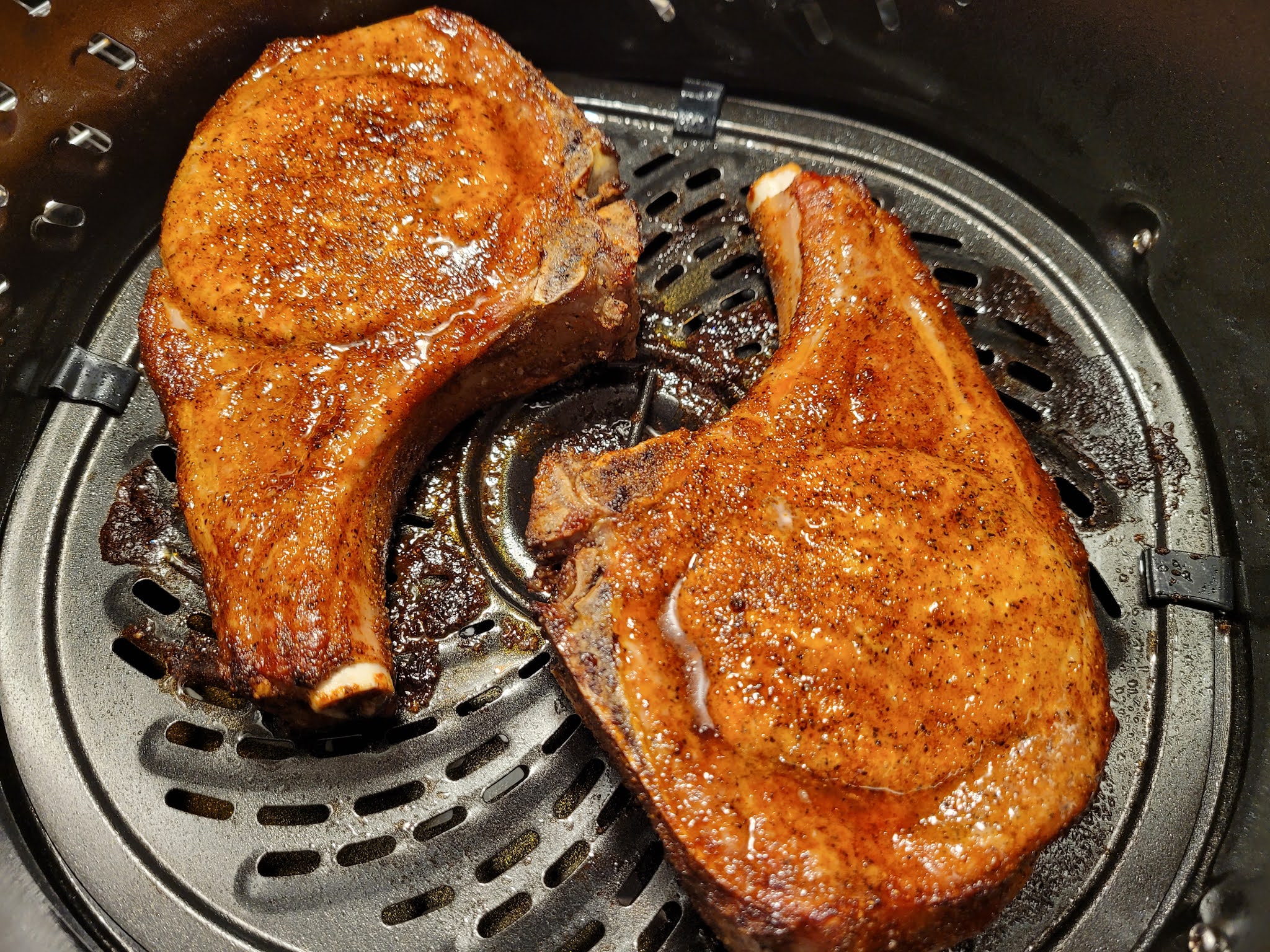 "So what are you making for dinner?" Best Damn Air Fryer Pork