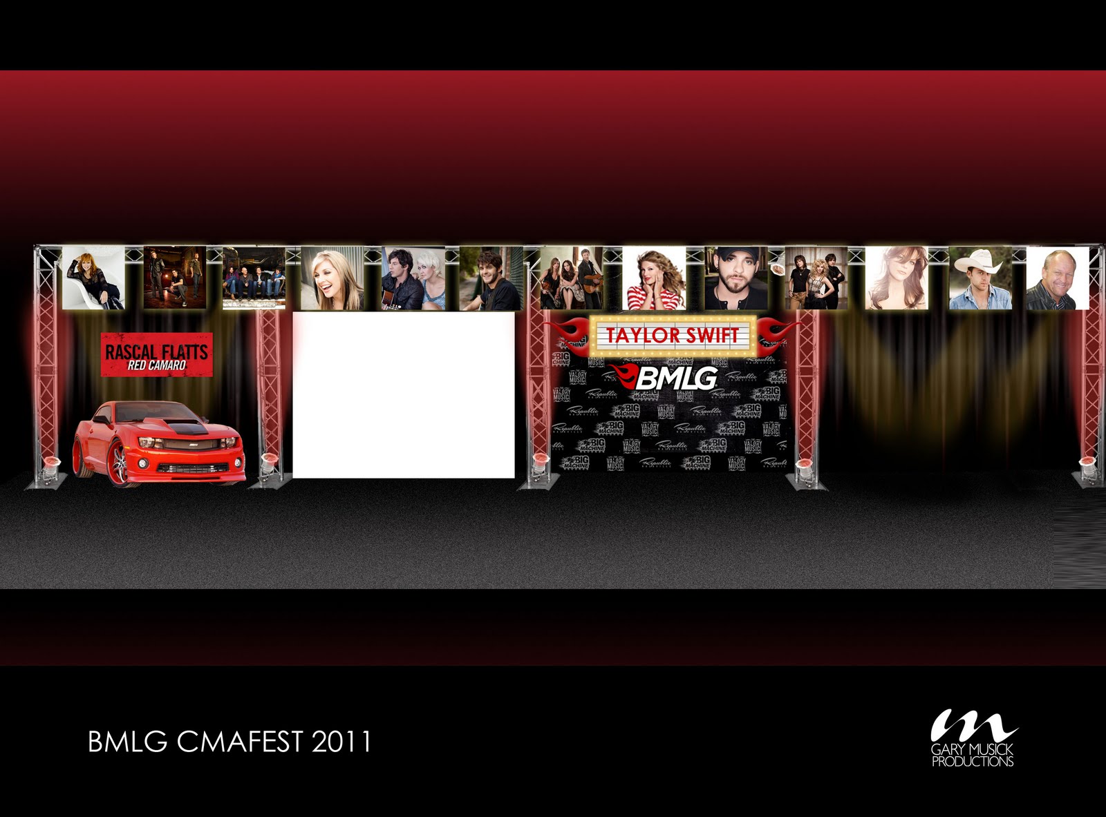 GARY MUSICK PRODUCTIONS Big Machine Label Group CMA Music Festival Booth