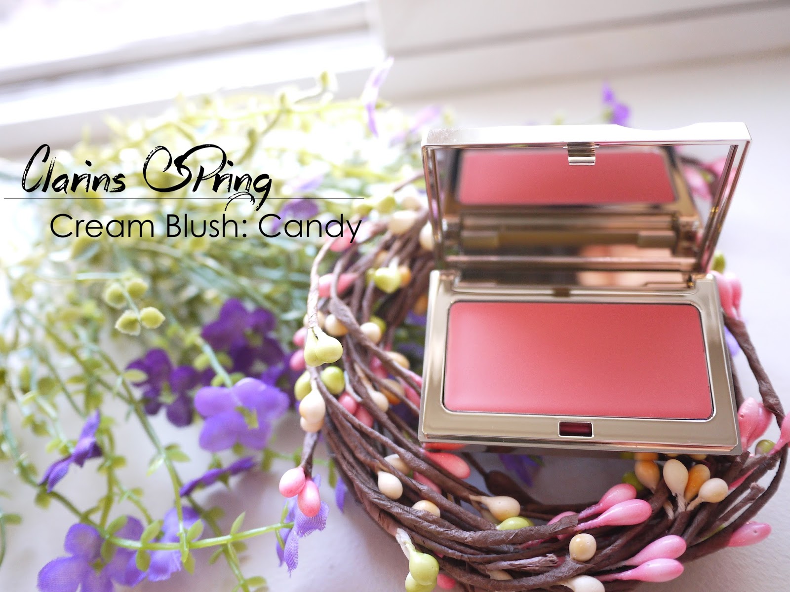 clarins spring 2014 multi-cream blush candy swatch review