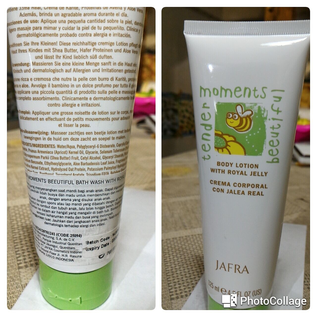 My Self Review Jafra Tender Moments Beeutiful TM Body Lotion With