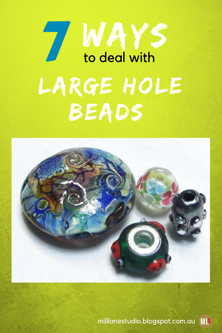 Extra Large, Large Hole Variety Glass Beads