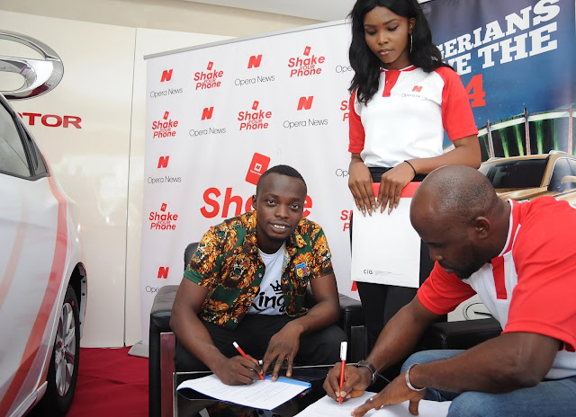 Opera News reveals the last car winner of the successful campaign ?Shake and Win? in Nigeria