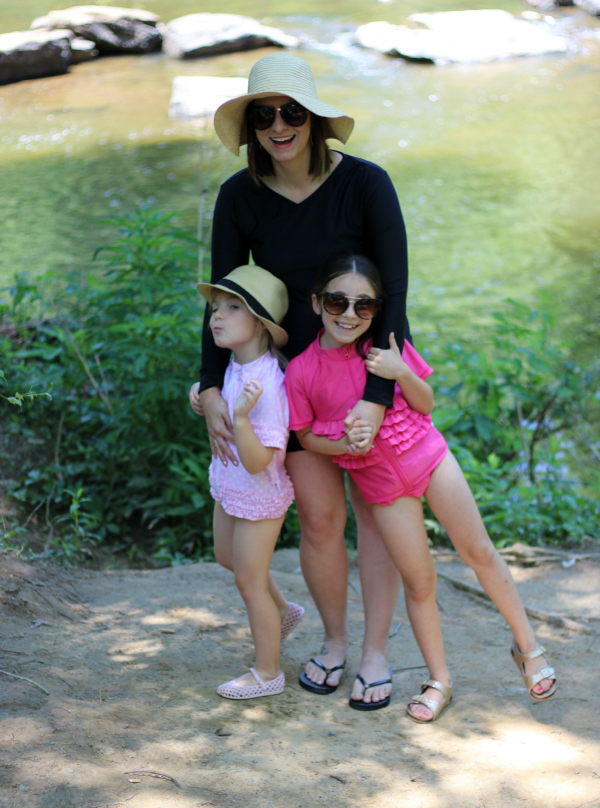 swimzip, sun protective swimwear, mom blogger, style on a budget, summer style