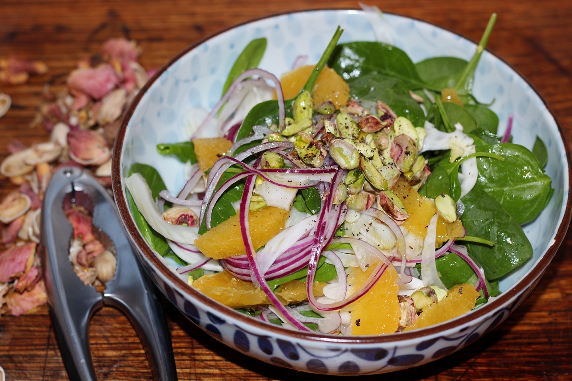 Three Bears Melbourne Pistachio, Orange & Fennel Salad