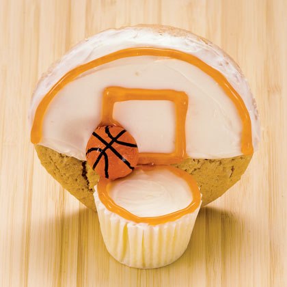 Basketball Cupcakes Recipe