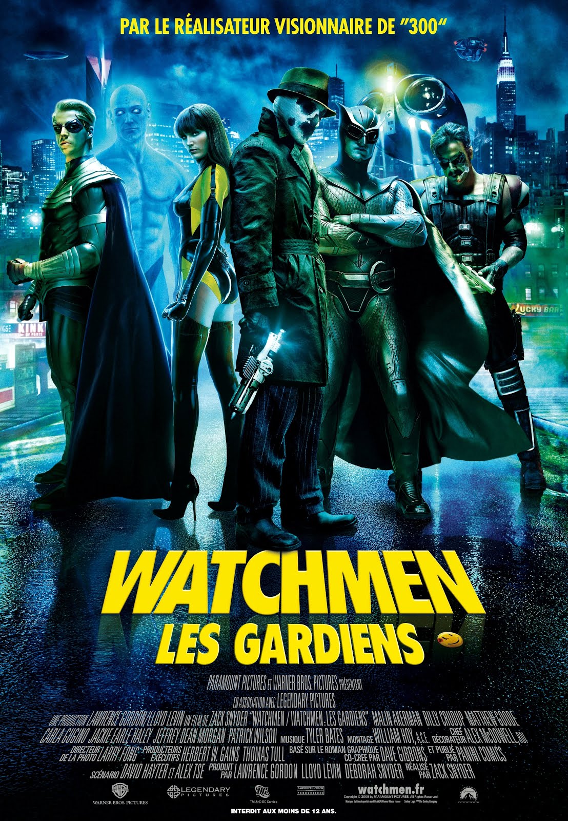 Watchmen : Les gardiens (2007) Zack Snyder - Watchmen (17.09.2007 / 19.02.2008)