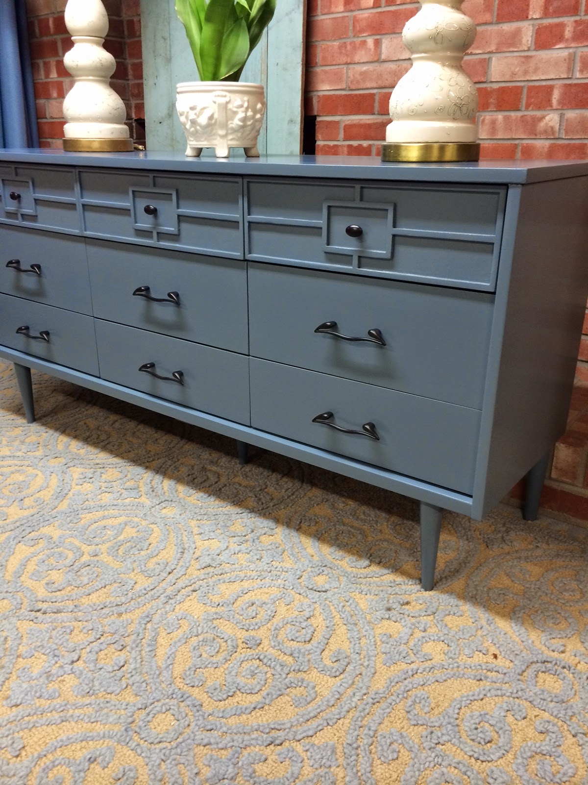 JULIE PETERSON Simple Redesign ADDING TRIM TO FANCY UP A PLAIN DRESSER