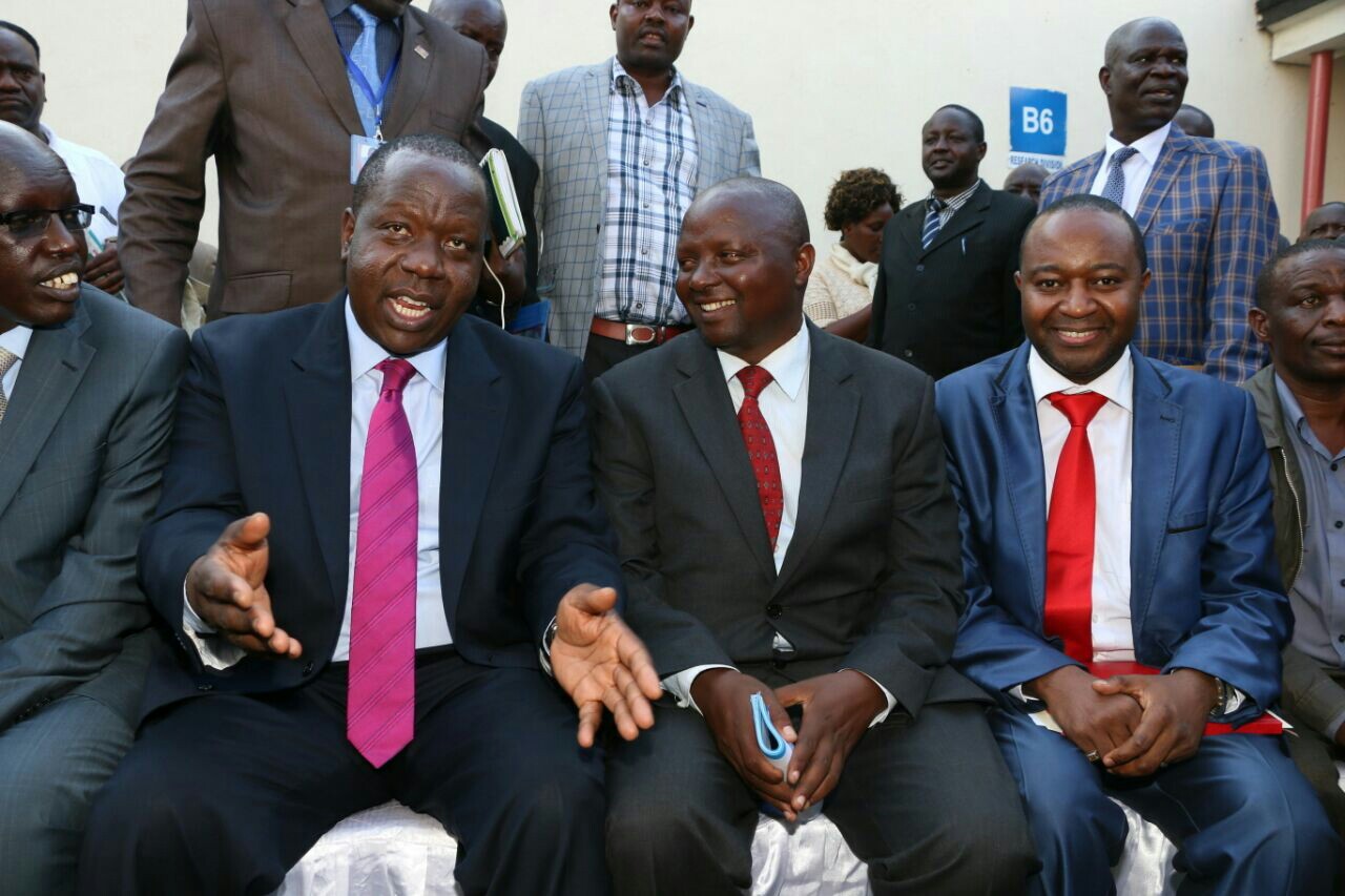 Alex Macharia Education Cabinet Secretary Dr Matiangi Recognizes