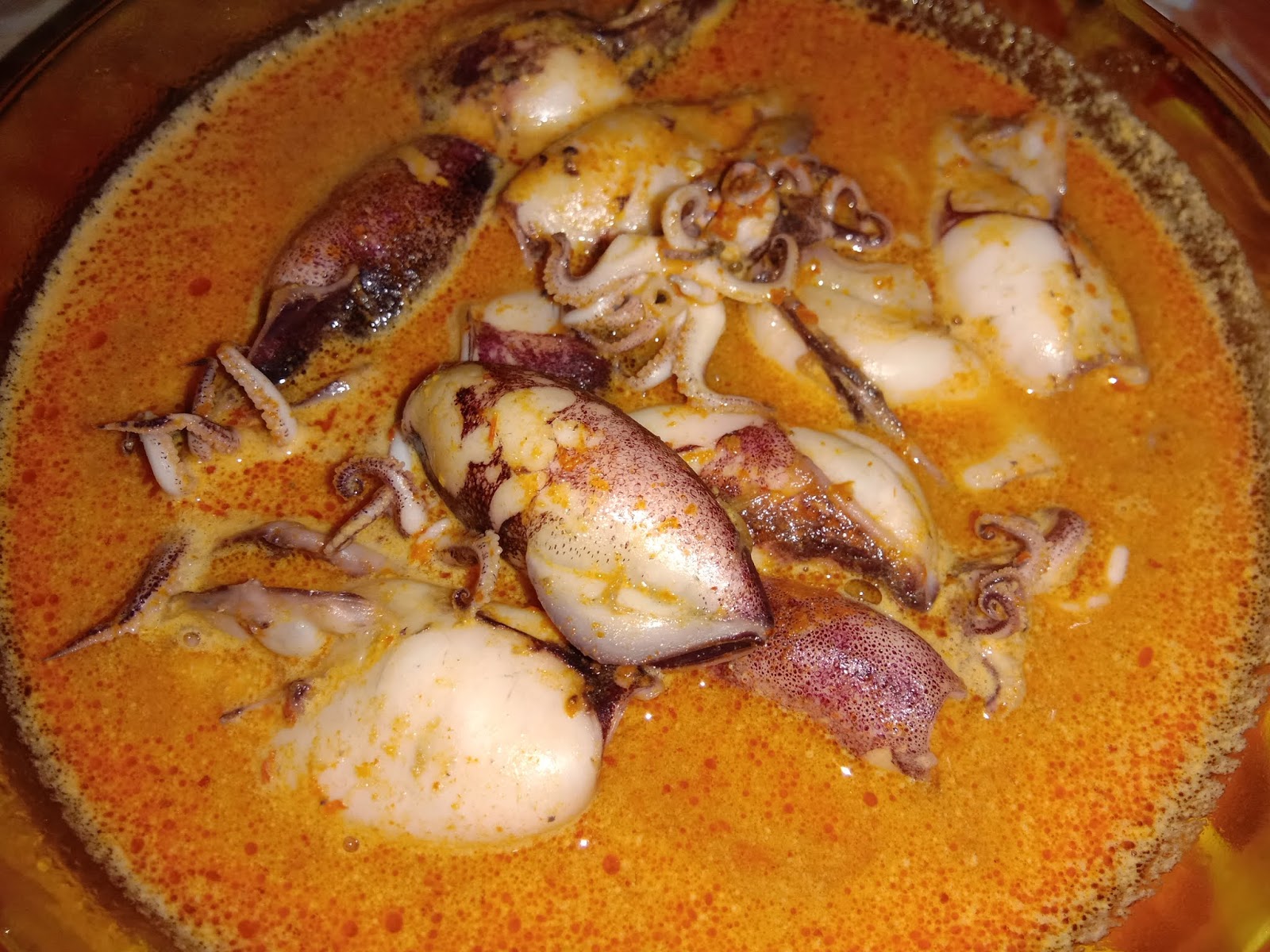 RESEPI SOTONG SAMBAL BERSANTAN, MAK CAKAP MASAK GULAI
