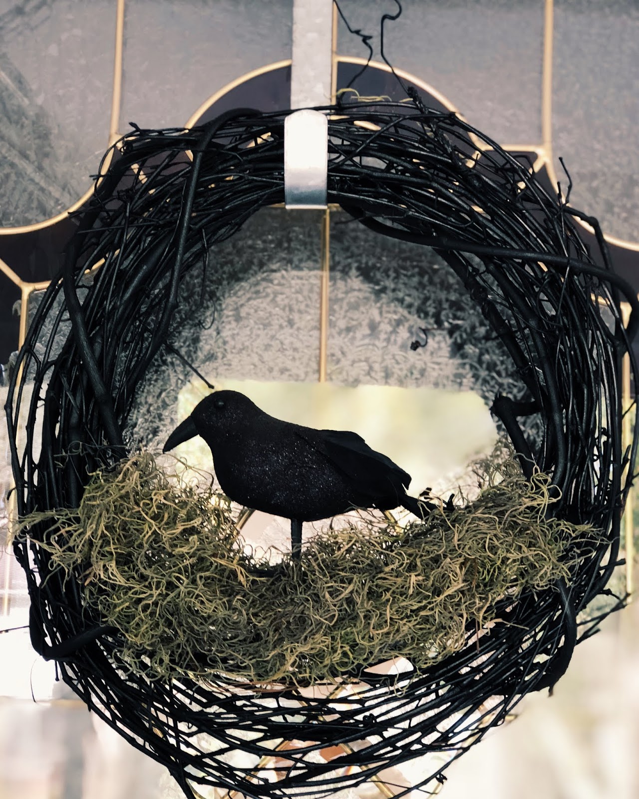 DIY Raven Wreath