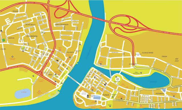 Mapa de Willemstad – Curaçao