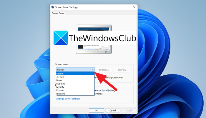 Desactivar salvapantallas Windows 11
