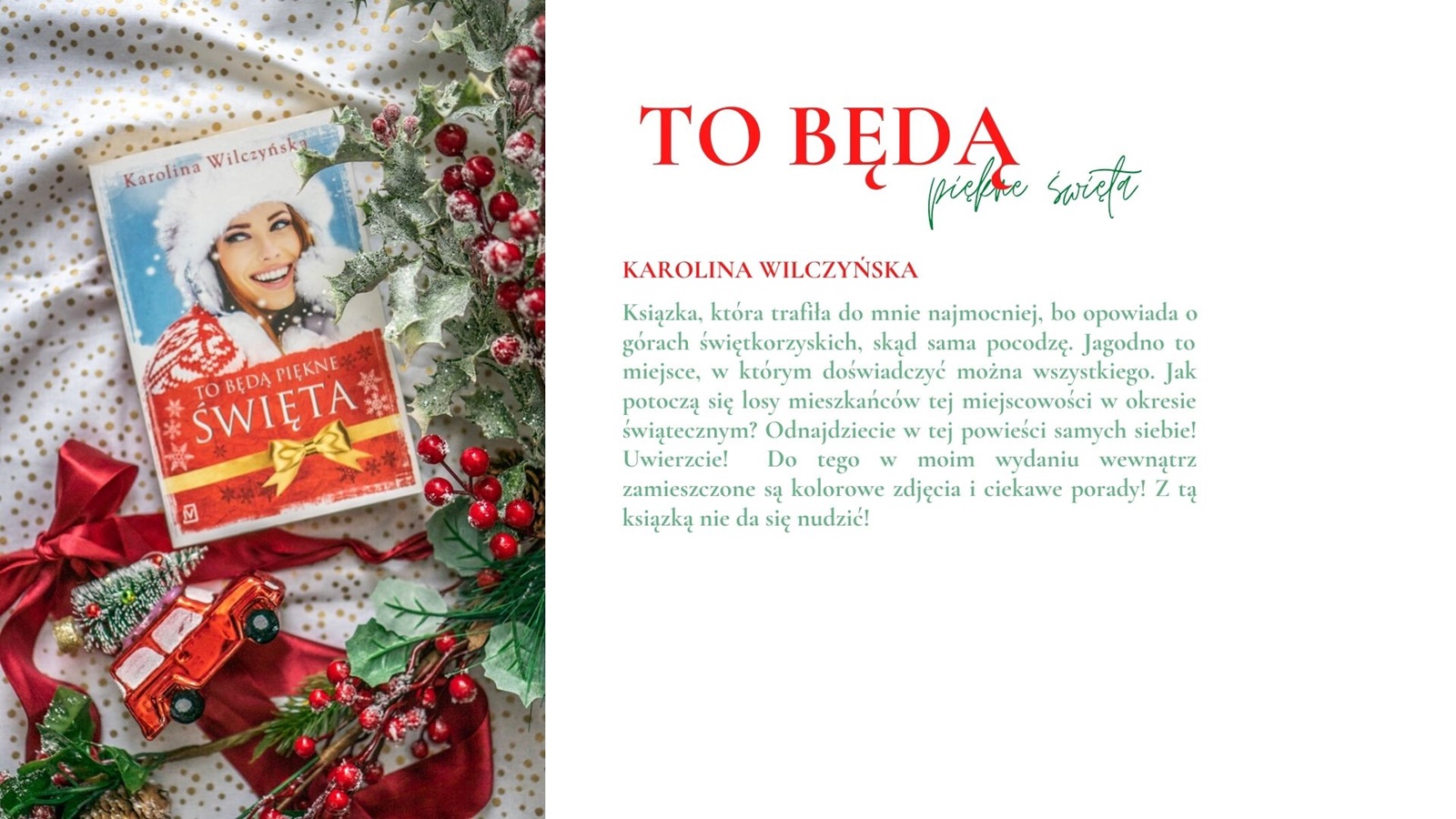 świąteczne książki powieści idealne na zimę polskie książki autorki co na prezent pomysł mamy dziewczyny książkoholiczki zimowe upominki na gwiazdkę zimowe powieści o świętach  boże narodzenie
