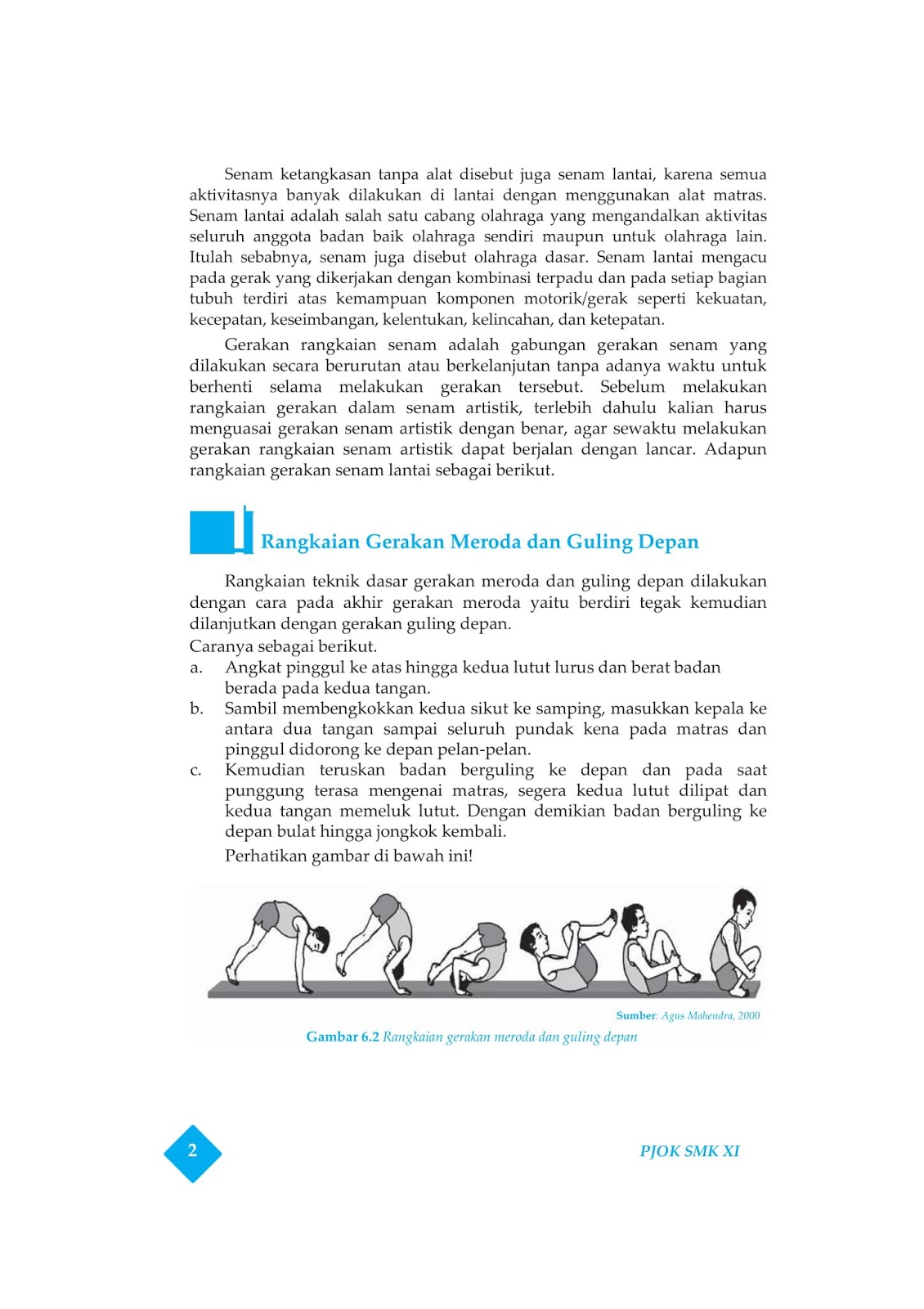 Kurikulum SMK Negeri 2 Bagor PENJASKES KELAS XI, ( SENAM