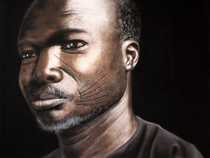 Нигерийский художник. Babajide Olatunji