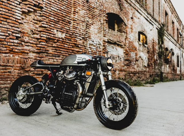 Hell Kustom : Honda CX500 By Lucky Custom