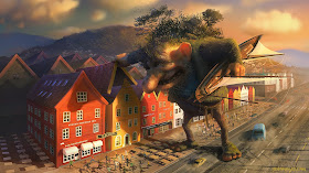 07-Bergen-Troll-Gediminas-Pranckevicius-Surreal-Glimses-into-other-Universes-www-designstack-co