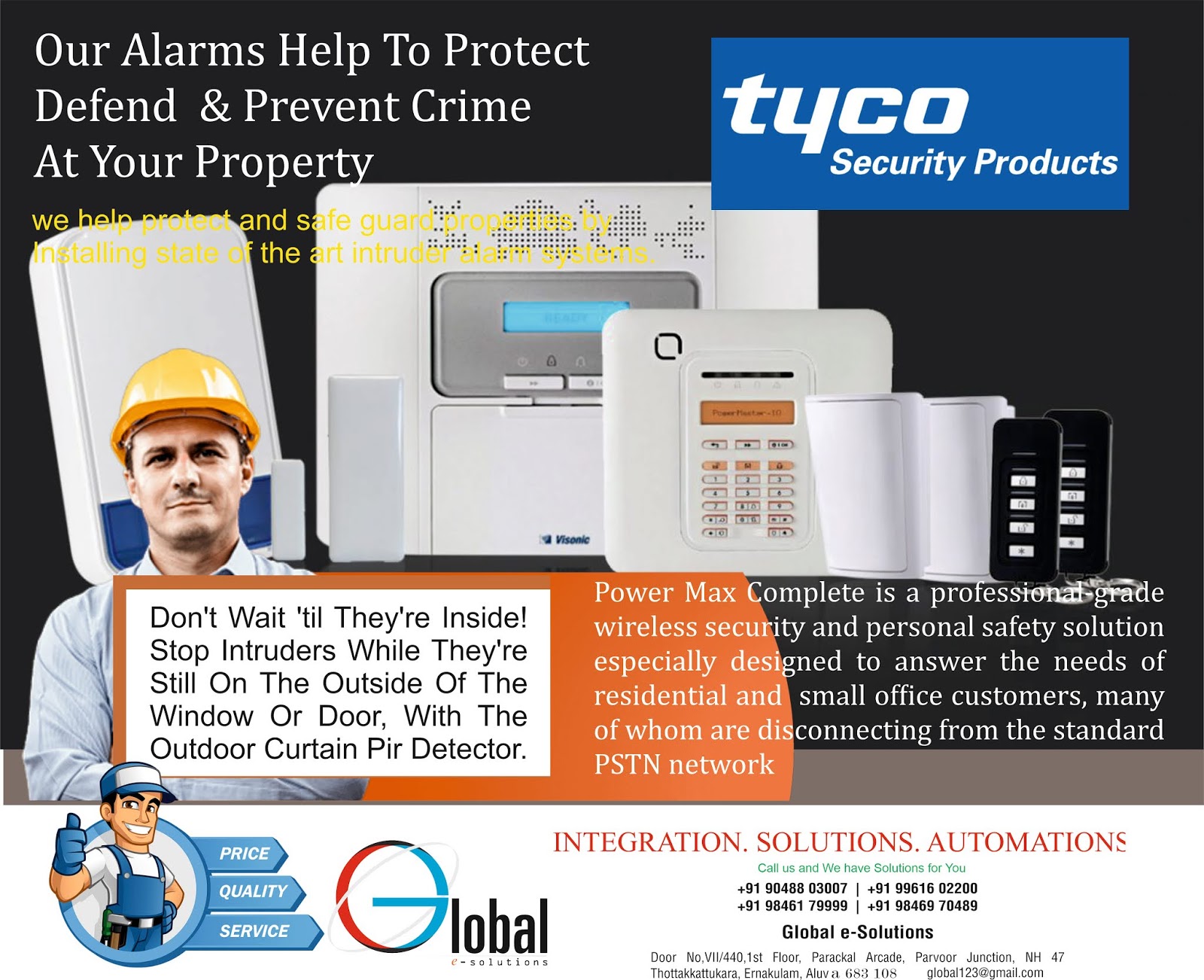 CCTV DEALER IN KERALA Security Alarm Systems in Ernakulam, Kerala