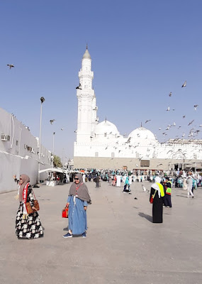 pengalaman saya dan suami keistimewaan sholat di masjid quba nurul sufitri mom lifestyle blogger umroh plus istanbul turki alhijaz indowisata travel tour traveling culinary