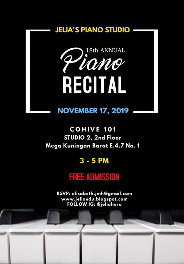 Piano Recital @ CoHive 101