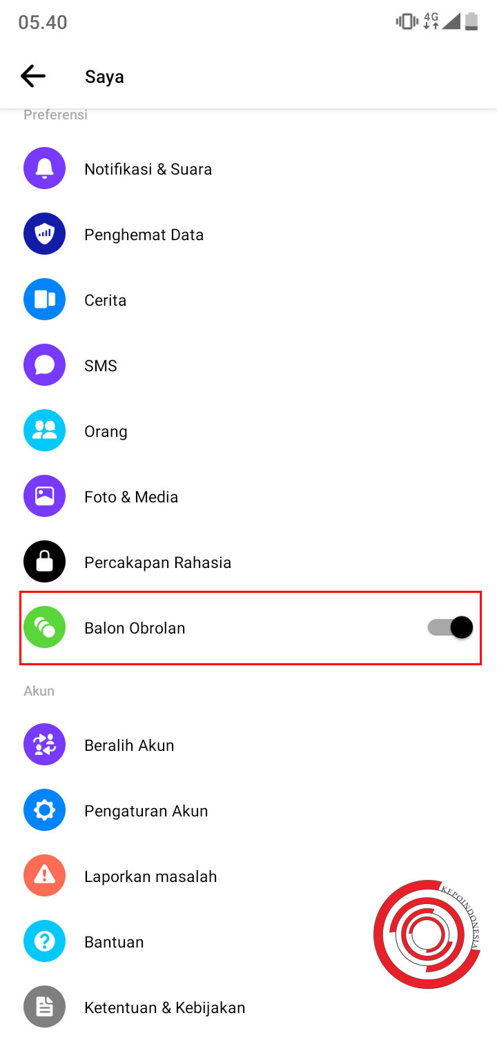 Cara Menonaktifkan Balon Obrolan Messenger Supaya Tidak Otomatis Terbuka Kepoindonesia