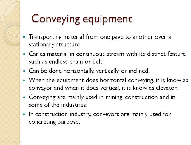 HAULING AND CONVEYING EQUIPMENT PPT