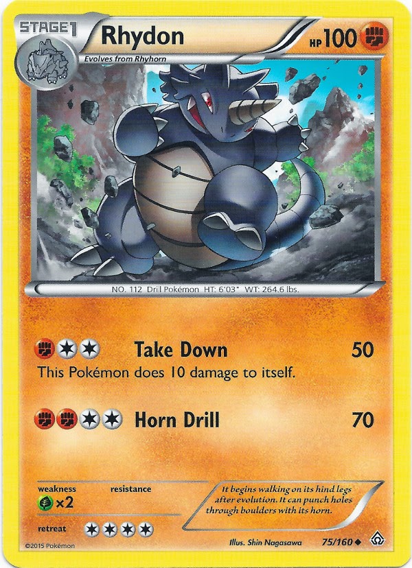 Rhydon -- Primal Clash Pokemon Card Review | PrimetimePokemon's Blog