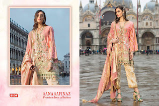 Shree Fab Sana Safinaz Lawn Collection Pakistani Suits