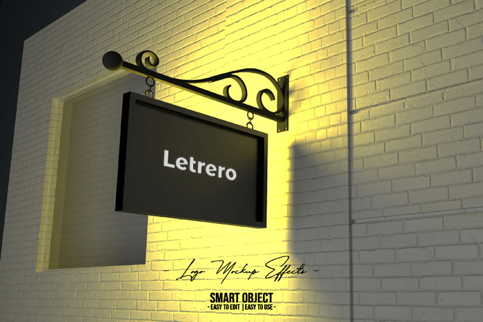 Logo Mockup With-3D Logo Free Download Logo Mockup With-3D Logo