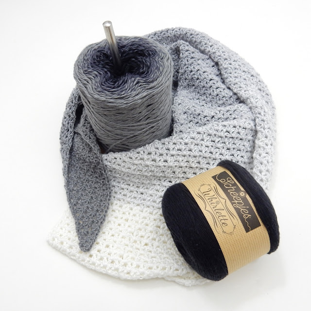 the curio crafts room thecuriocraftsroom crochet pattern Earthshine shawl wrap