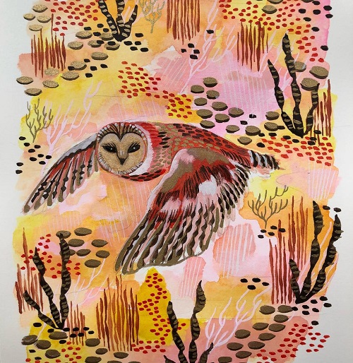 My Owl Barn Shelley Aldrich's Vibrant Watercolor Paintings