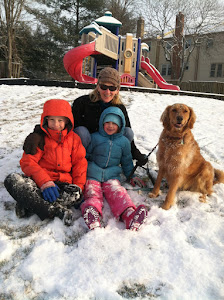 January snow pic--Casey, Becca, Ruby & grandma. Great memories!