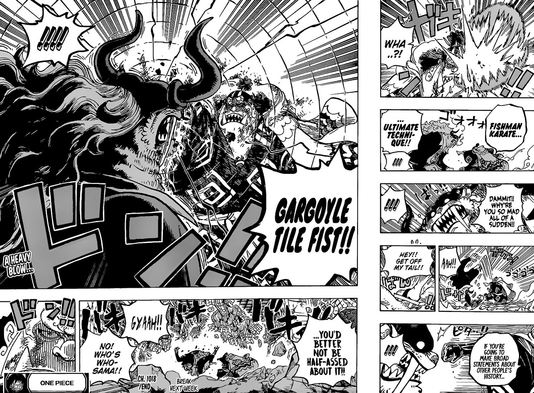 Read One Piece 1018 Manga Chapter - Jinbe Vs Whos Who: One Piece 1018 Manga Page 15