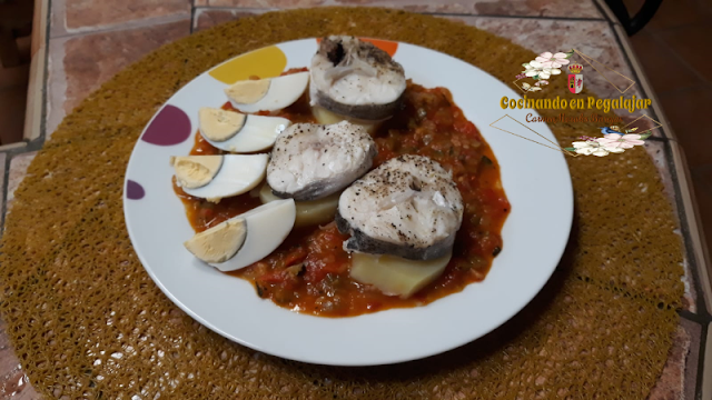 Merluza con Pisto