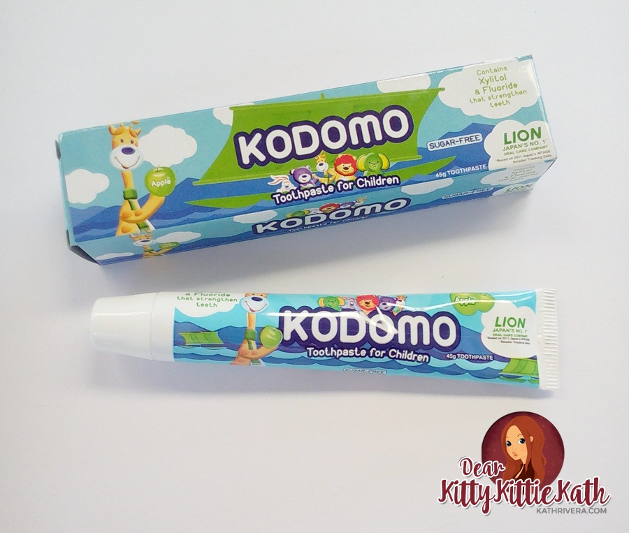 Product Review Kodomo Toothpaste for Children Dear Kitty Kittie Kath