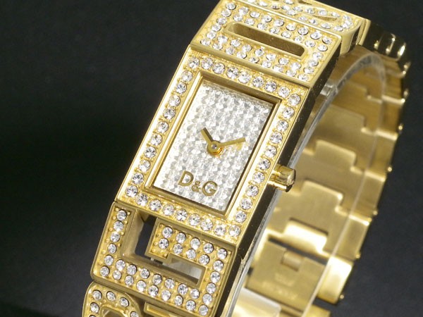 d&g gold watch with diamonds