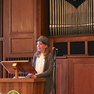 Anna Münkel im Landheim Schondorf Die Lyrikerin Anna Münkel bei den Kreiskulturtagen Landsberg