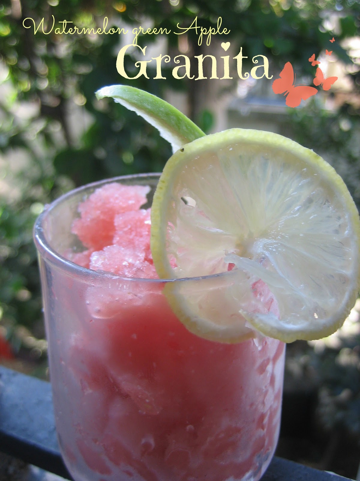 Spicy Foood Watermelon green apple Granita