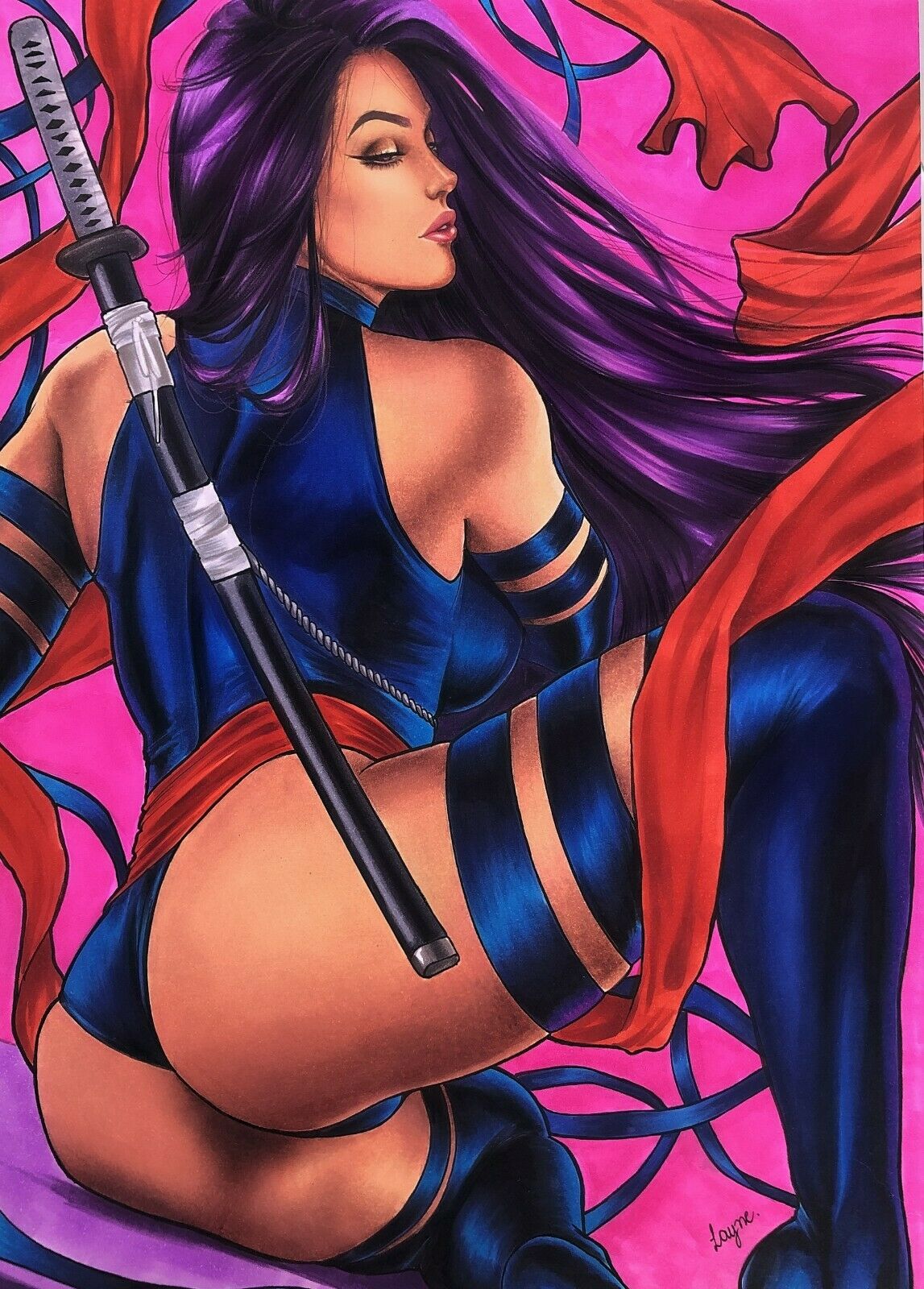 Psylocke by Layne 