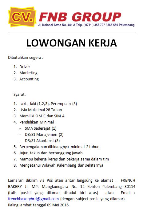 Lowongan Kerja Part Time Medan Olx