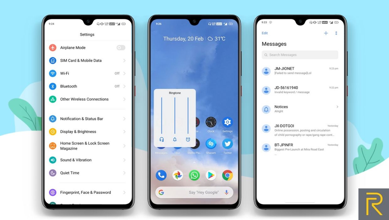 AOSP Theme for Realme UI and ColorOS 7 Devices