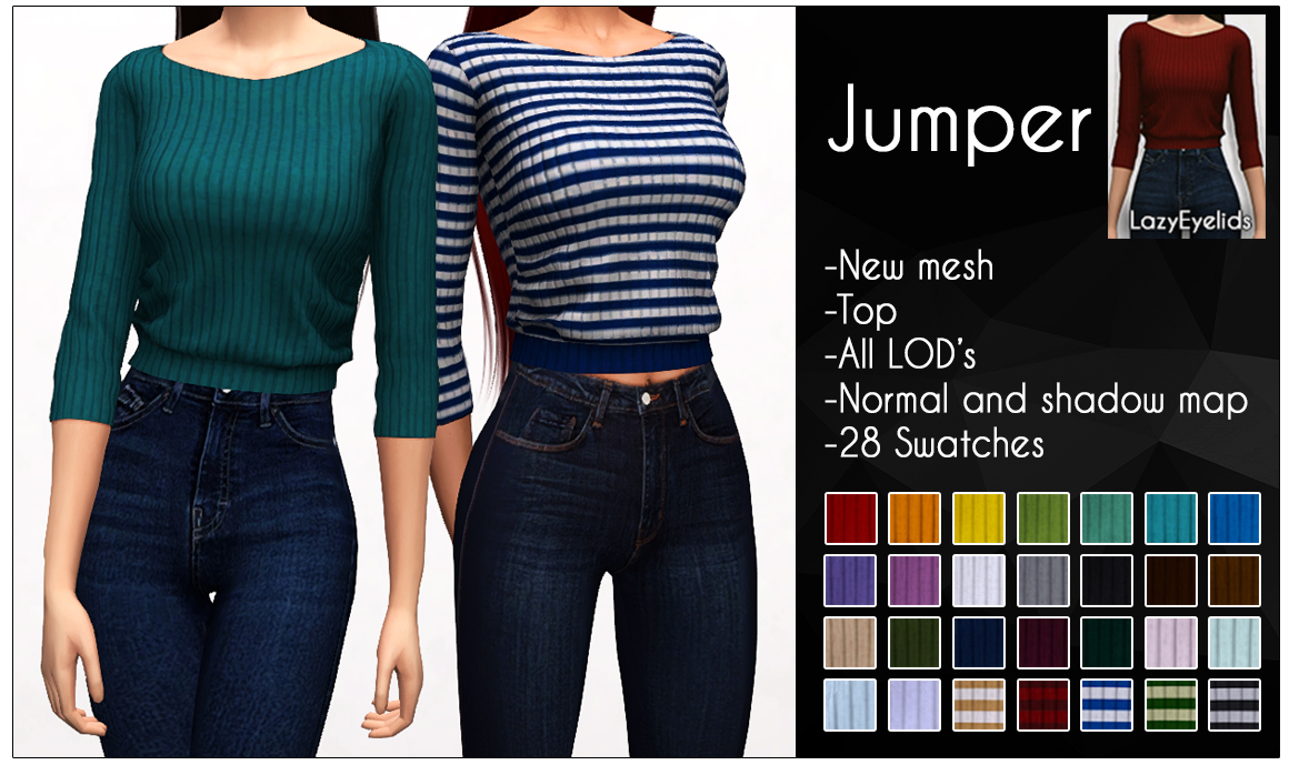 Sims 4 cc TS4 Jumper