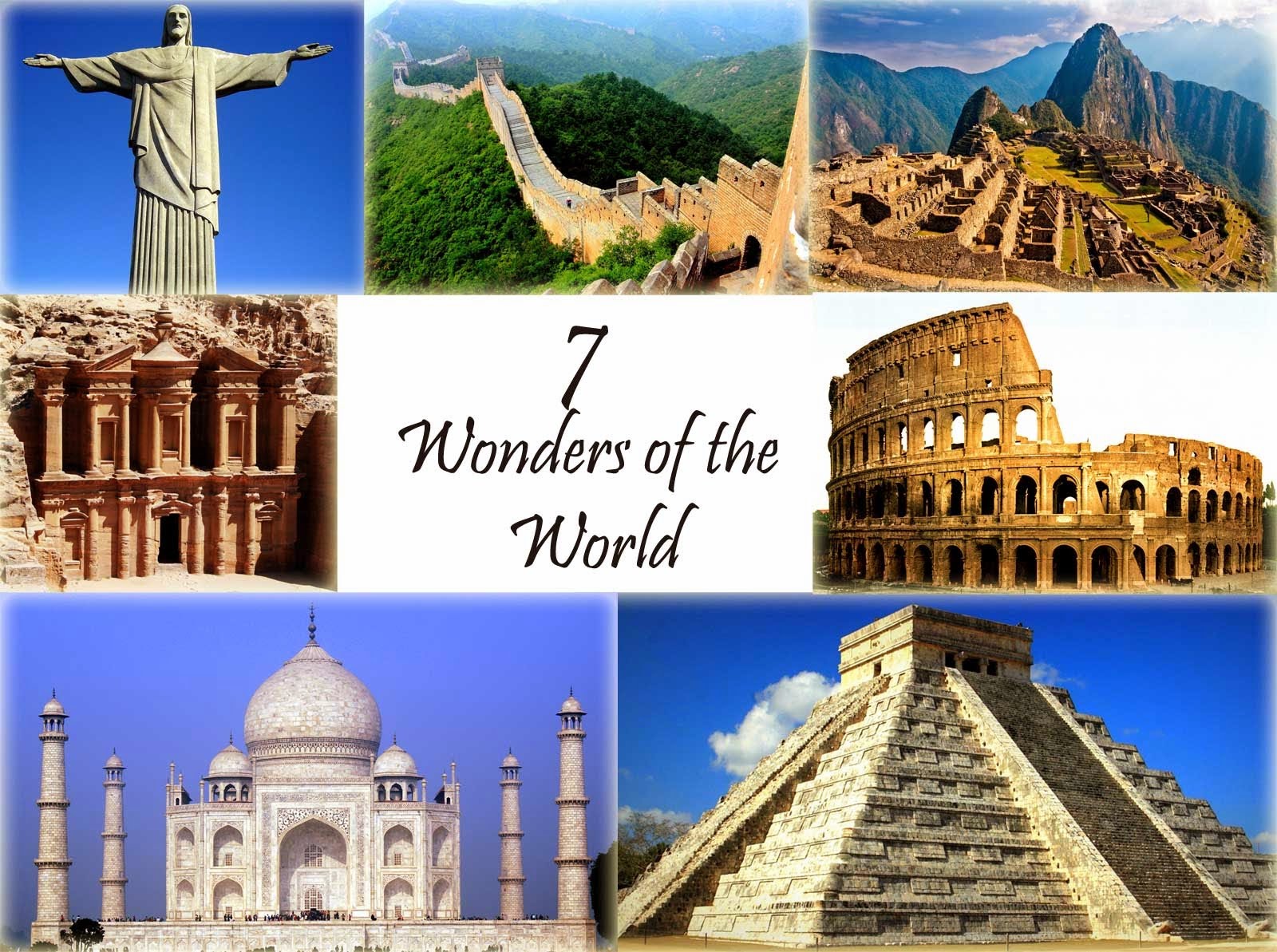 International Travel SPOTS Seven wonders of the world